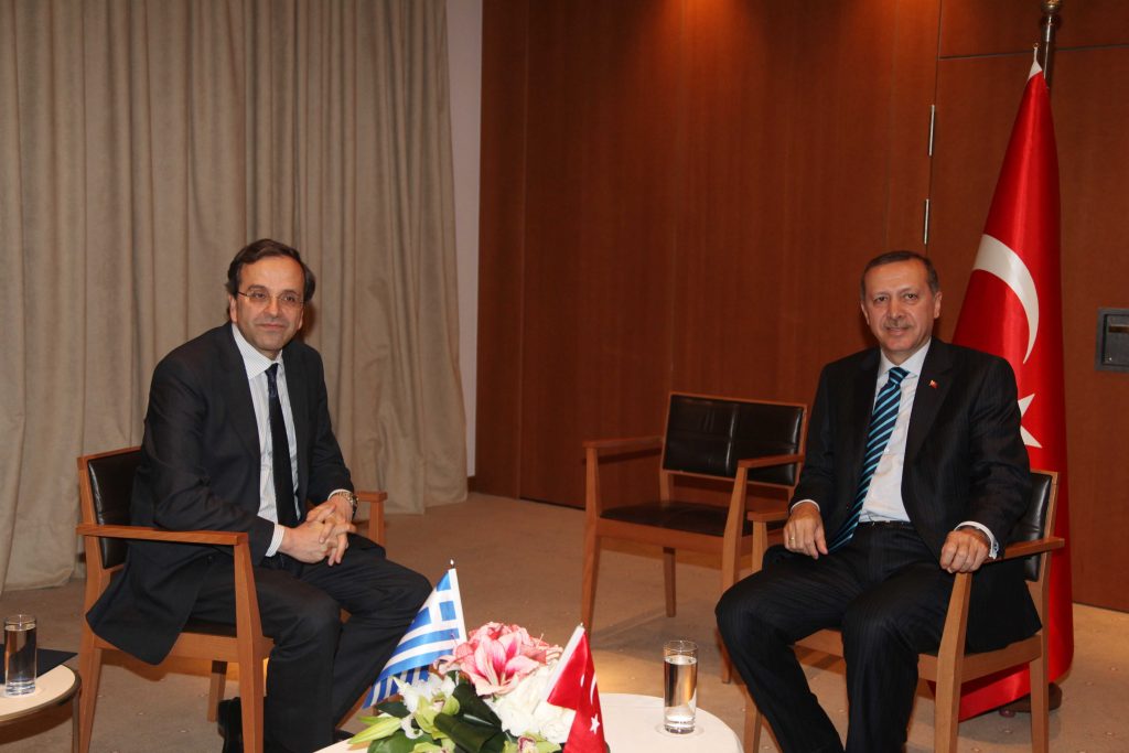 Ελληνοτουρκική “συμφωνία ναυτιλίας” στη συνάντηση Σαμαρά – Ερντογάν