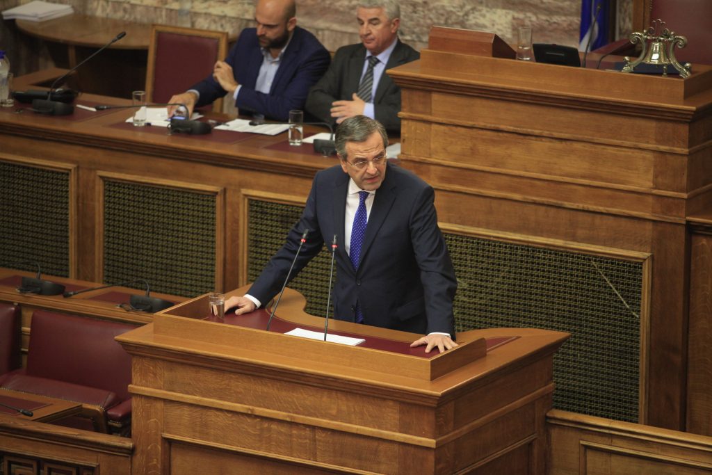 Σαμαράς: Φτύσαμε αίμα να φύγει το Grexit από το στόμα των ξένων και ο ΣΥΡΙΖΑ την επανέφερε
