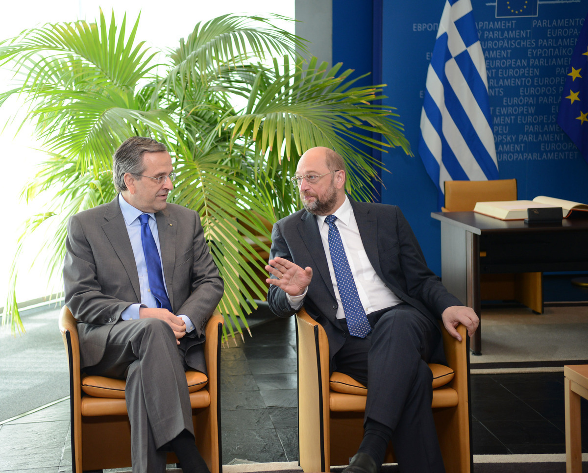 Θα δει Σαμαρά και Βενιζέλο ο Σουλτς