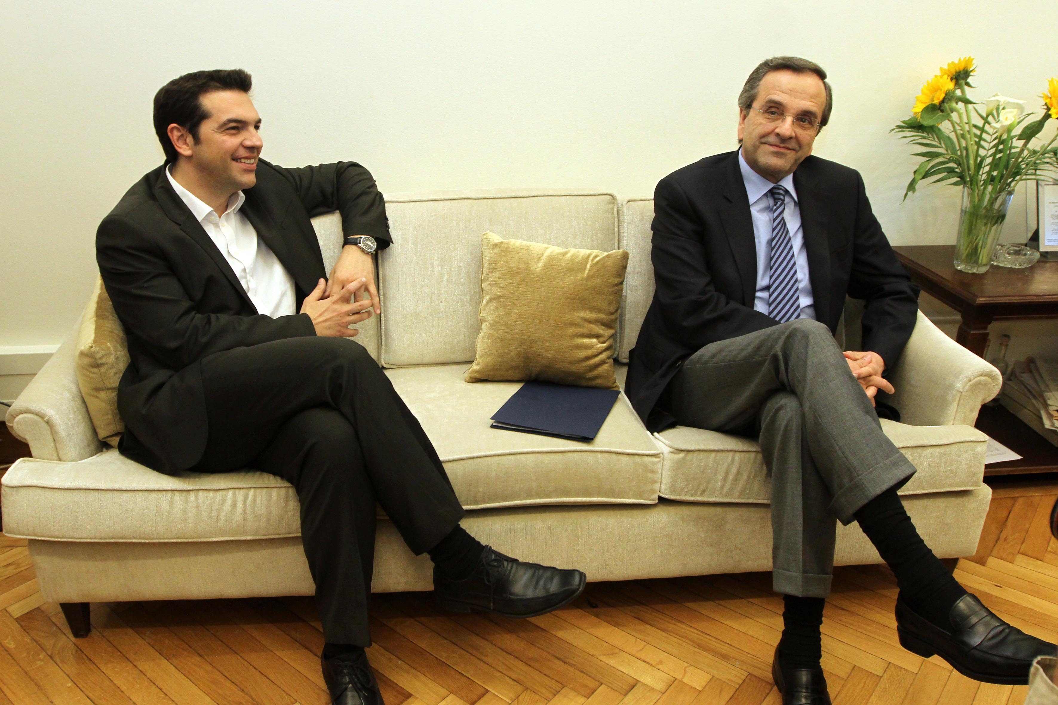 Δημοσκόπηση: Κυβέρνηση ΣΥΡΙΖΑ με πρωθυπουργό Σαμαρά