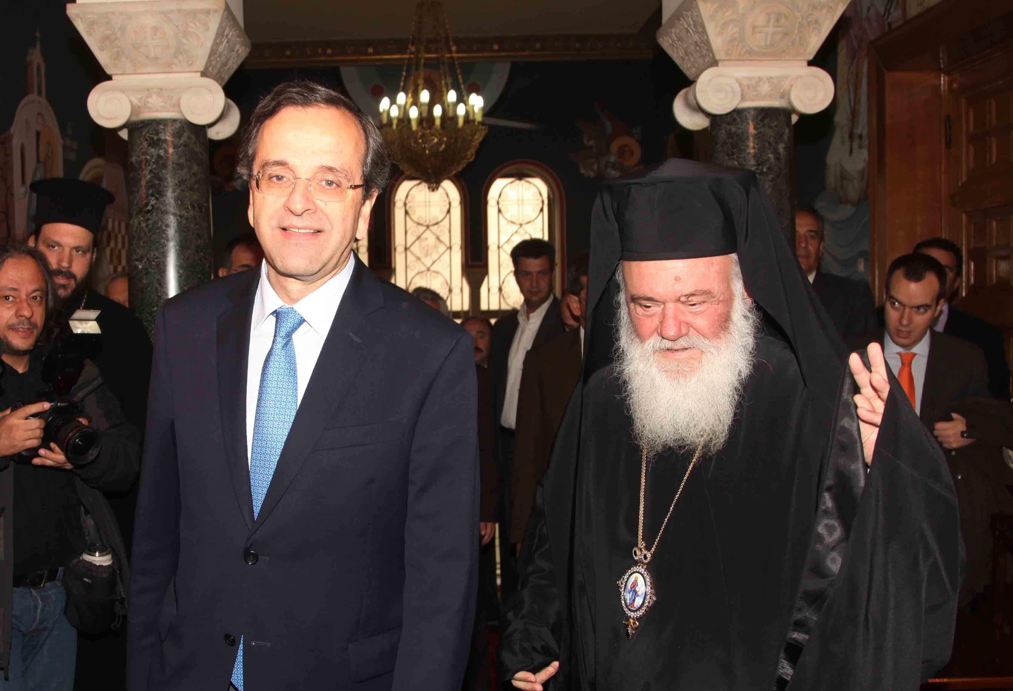 Συνάντηση Σαμαρά – Ιερώνυμου