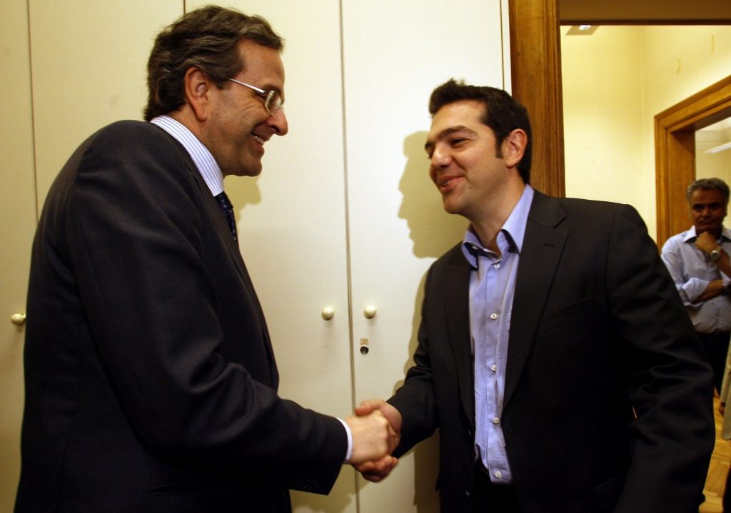 Οι ευχές για τον γιο προηγήθηκαν των καυτών θεμάτων της επικαιρότητας ΦΩΤΟ EUROKINISSI