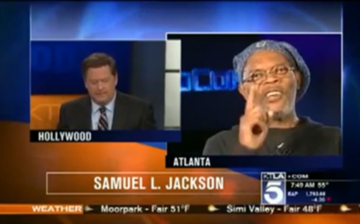 Ο Samuel Jackson κατέστρεψε στον αέρα παρουσιαστή ειδήσεων