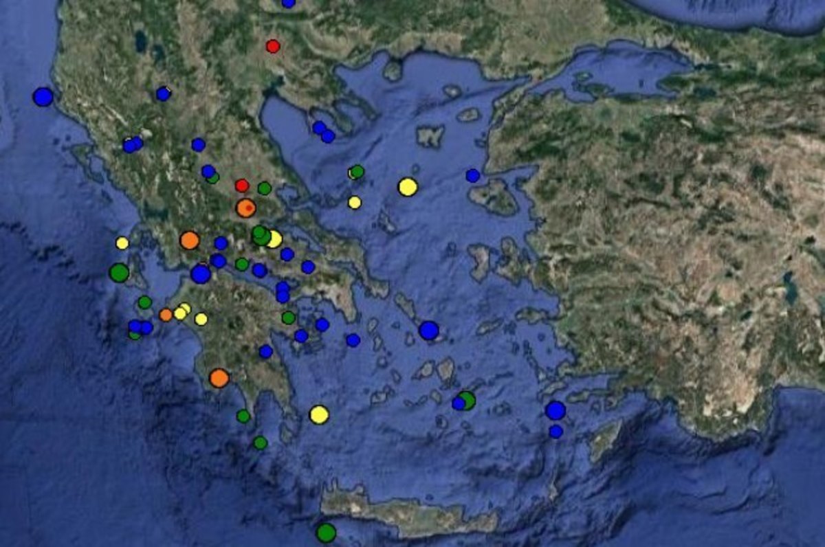 Σεισμός: Τι καταγράφουν ΤΩΡΑ οι σεισμογράφοι και που έγινε [pics]