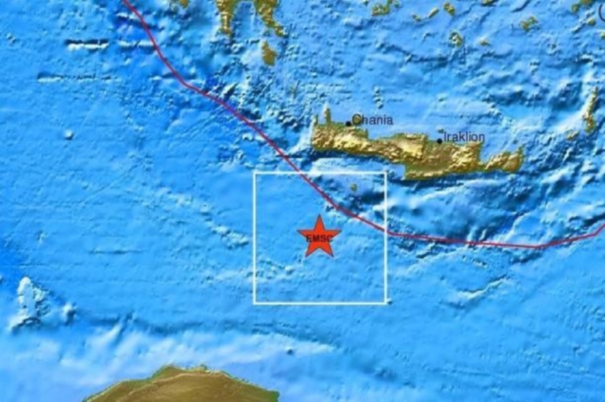 Σεισμός αναστάτωσε την νότια Κρήτη