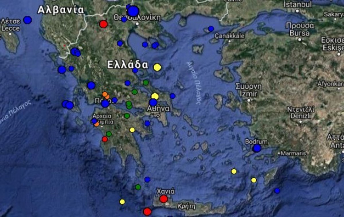 Σεισμός LIVE – Δείτε τι καταγράφουν τώρα οι σεισμογράφοι
