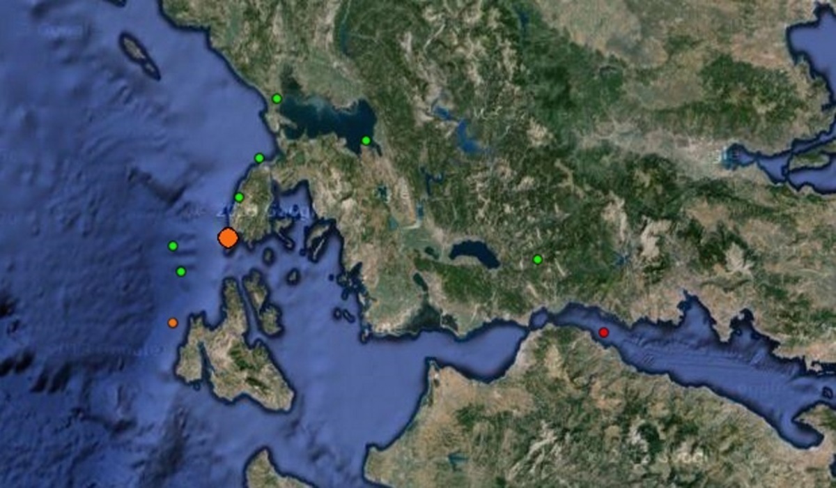 Σεισμός 4,3 Ρίχτερ ταρακούνησε τη Λευκάδα
