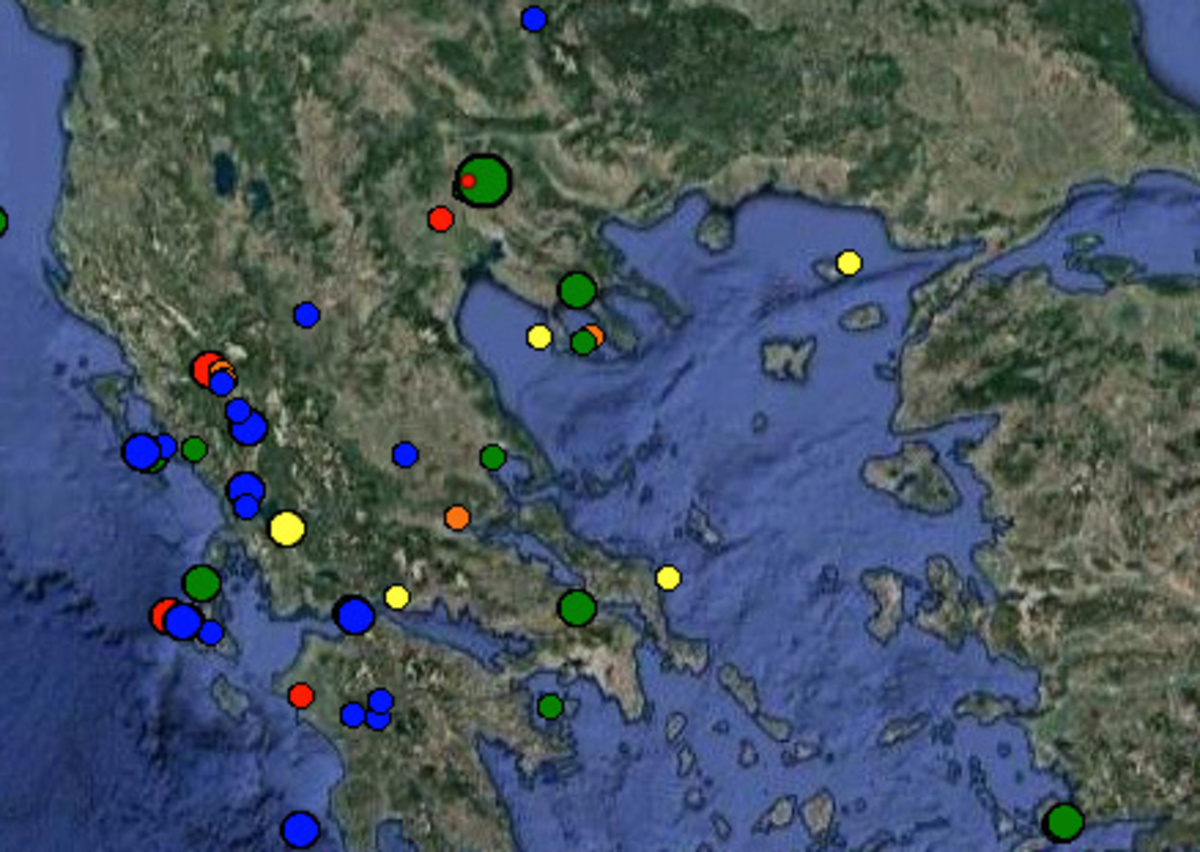 Σεισμός στο Κιλκίς – Μετασεισμός 3,6 ρίχτερ!