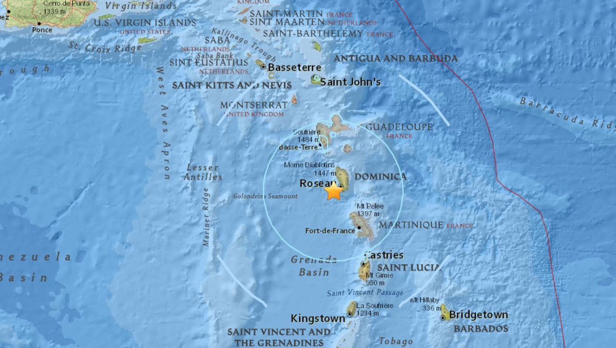 Σεισμός 5,8 Ρίχτερ στις Μικρές Αντίλλες