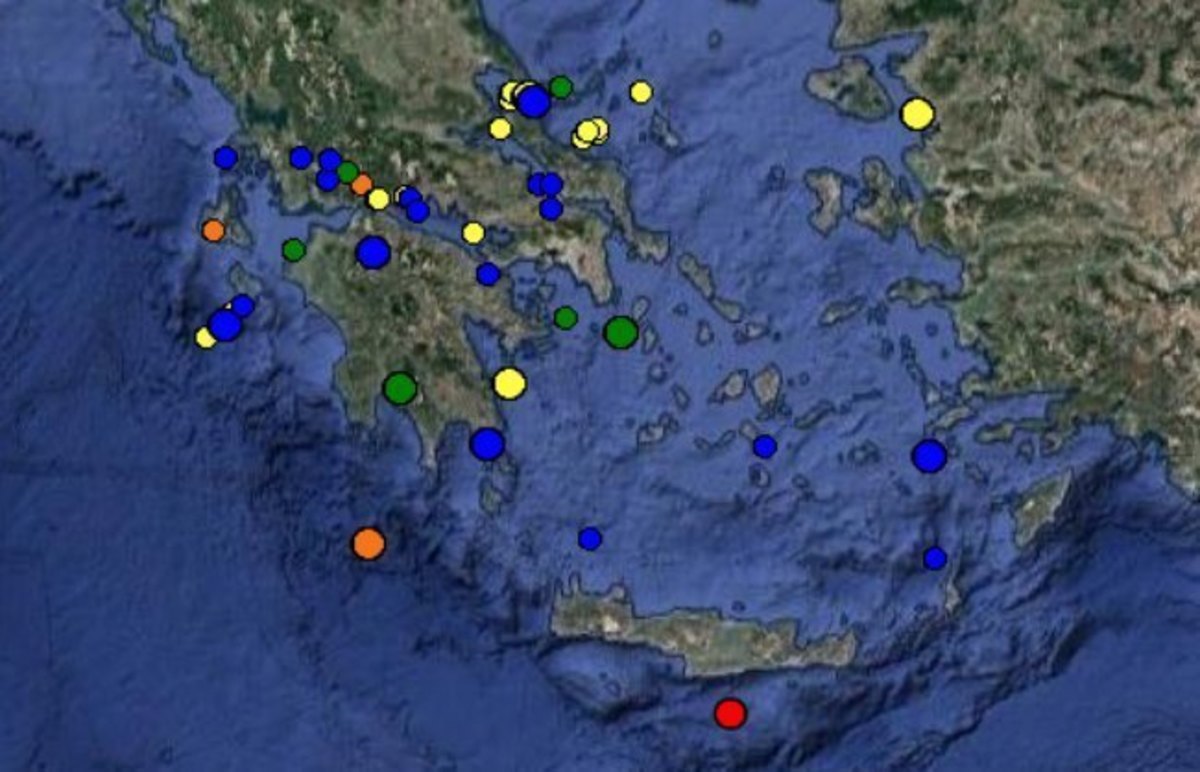 Σεισμός στην Κρήτη: Δείτε ΤΩΡΑ τι καταγράφουν LIVE οι σεισμογράφοι [εικόνες]