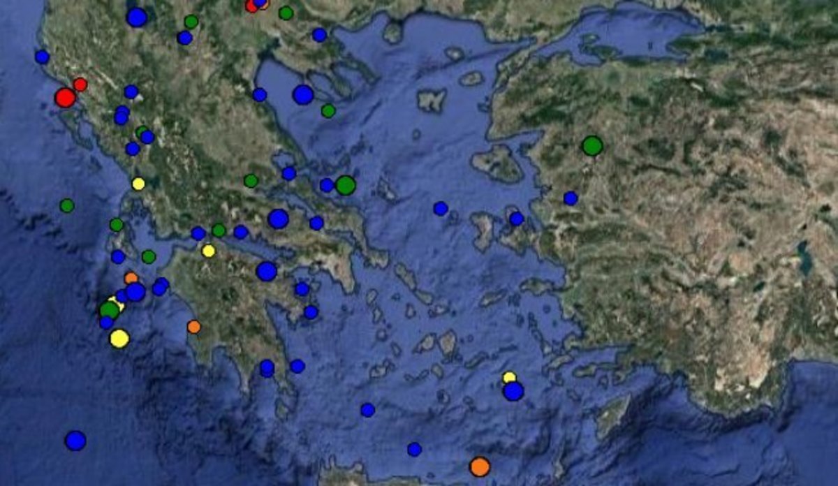 Σεισμός: Τι καταγράφουν τώρα οι σεισμογράφοι και που έγινε σήμερα [pics]
