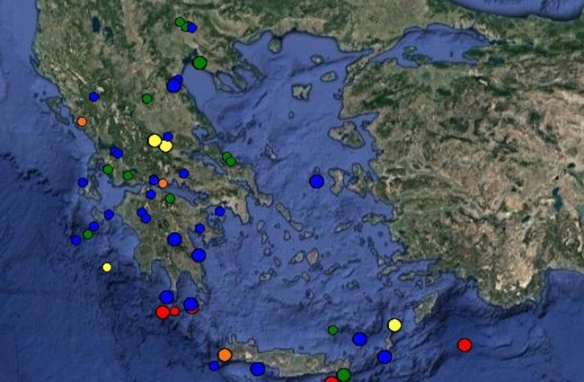 Σεισμός: Τώρα τι καταγράφουν οι σεισμογράφοι και που έγινε σήμερα [pics]
