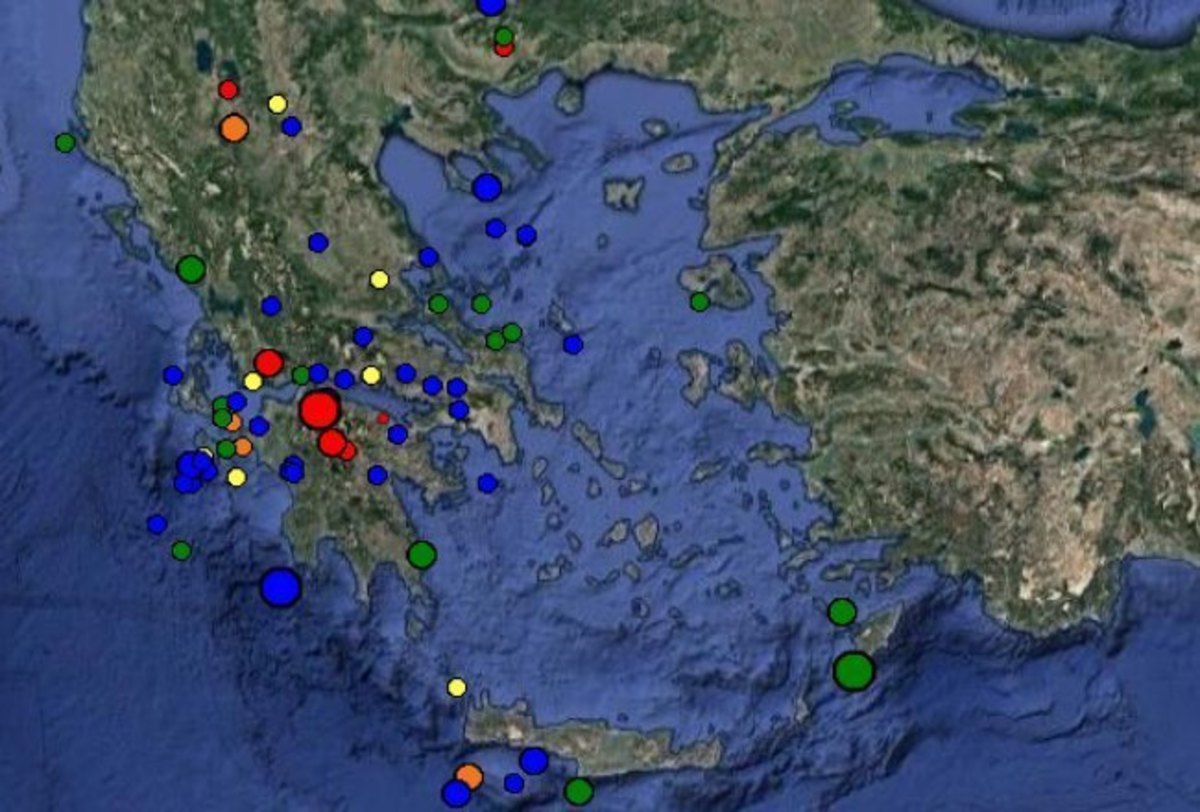 Σεισμός: Τι καταγράφουν ΤΩΡΑ οι σεισμογράφοι και που έγινε [pics]