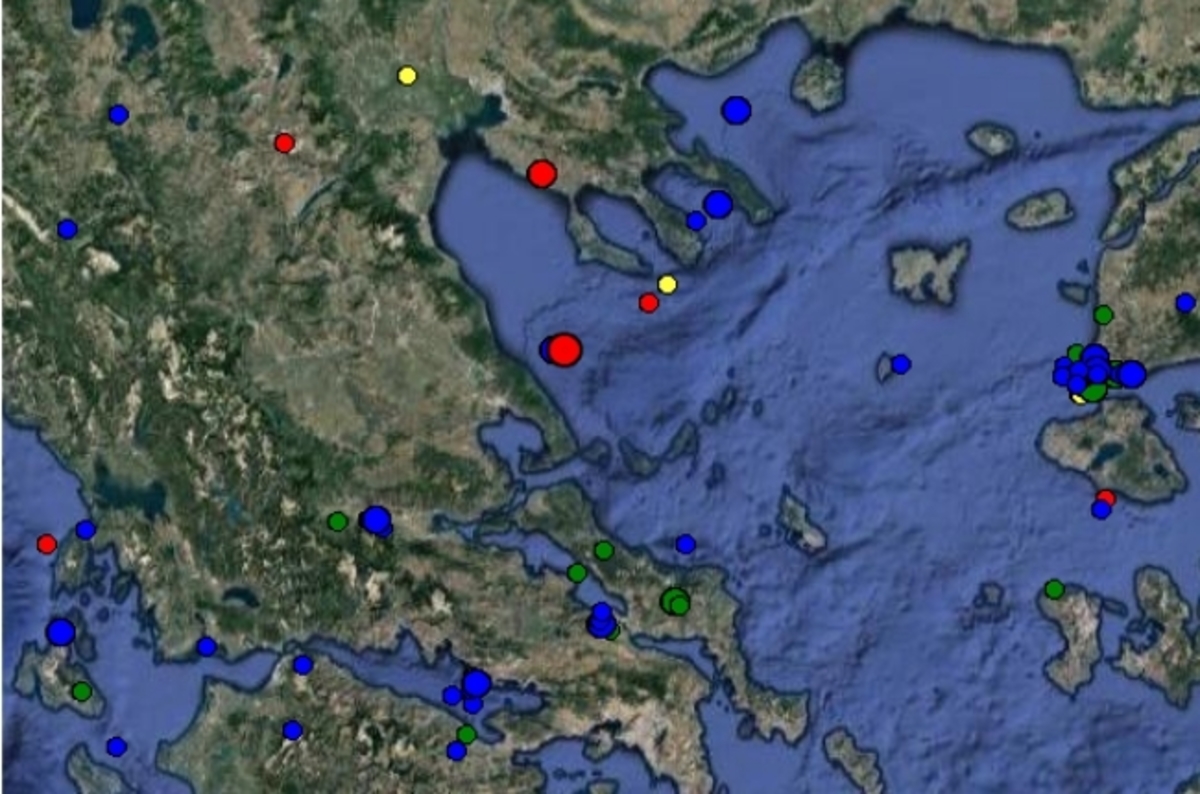 Σεισμός τώρα στο Βόλο – Τι δείχνουν οι σεισμογράφοι [pic]