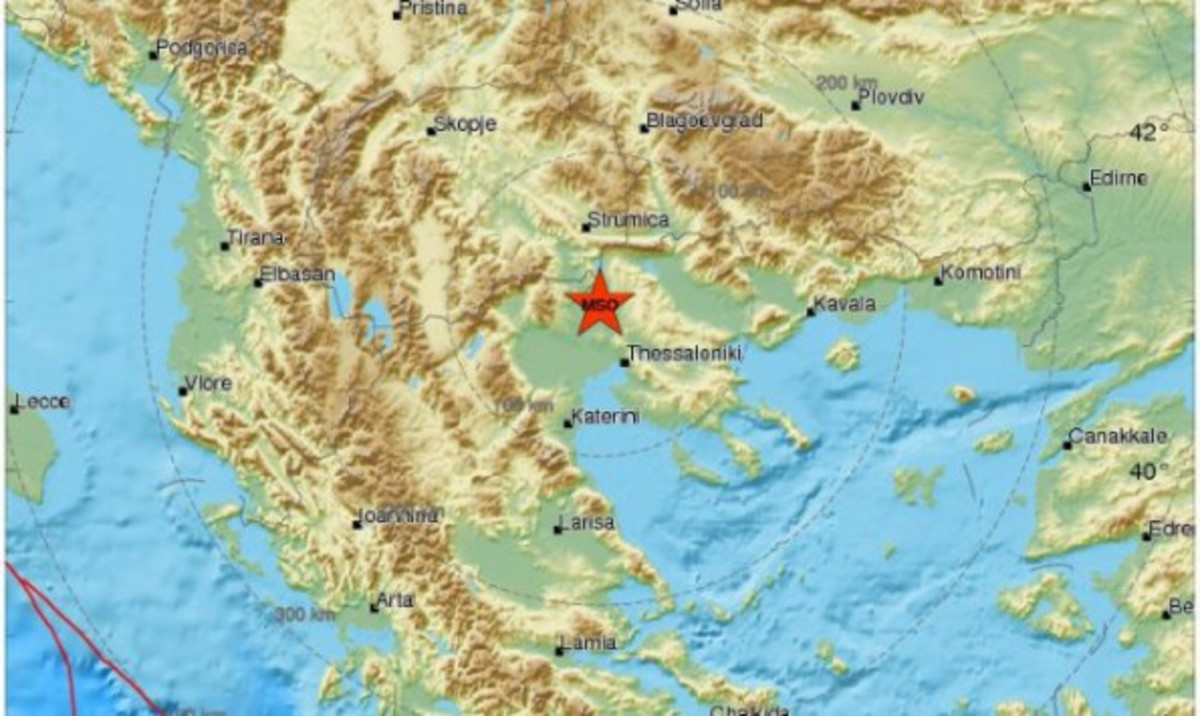 Μεγάλος σεισμός στο Κιλκίς – Κουνήθηκε η Θεσσαλονίκη