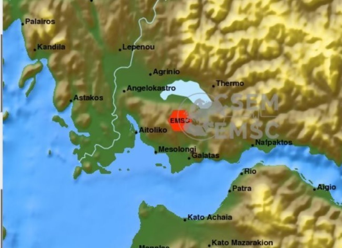 Σεισμός ταρακούνησε τη δυτική Ελλάδα – Αισθητός σε Πάτρα, Μεσολόγγι και Ναύπακτο!