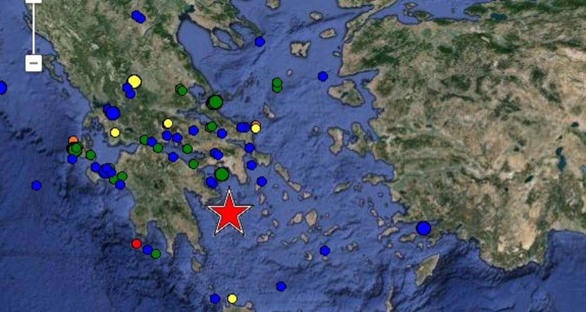 To άστρο είναι το σημείο του σεισμού