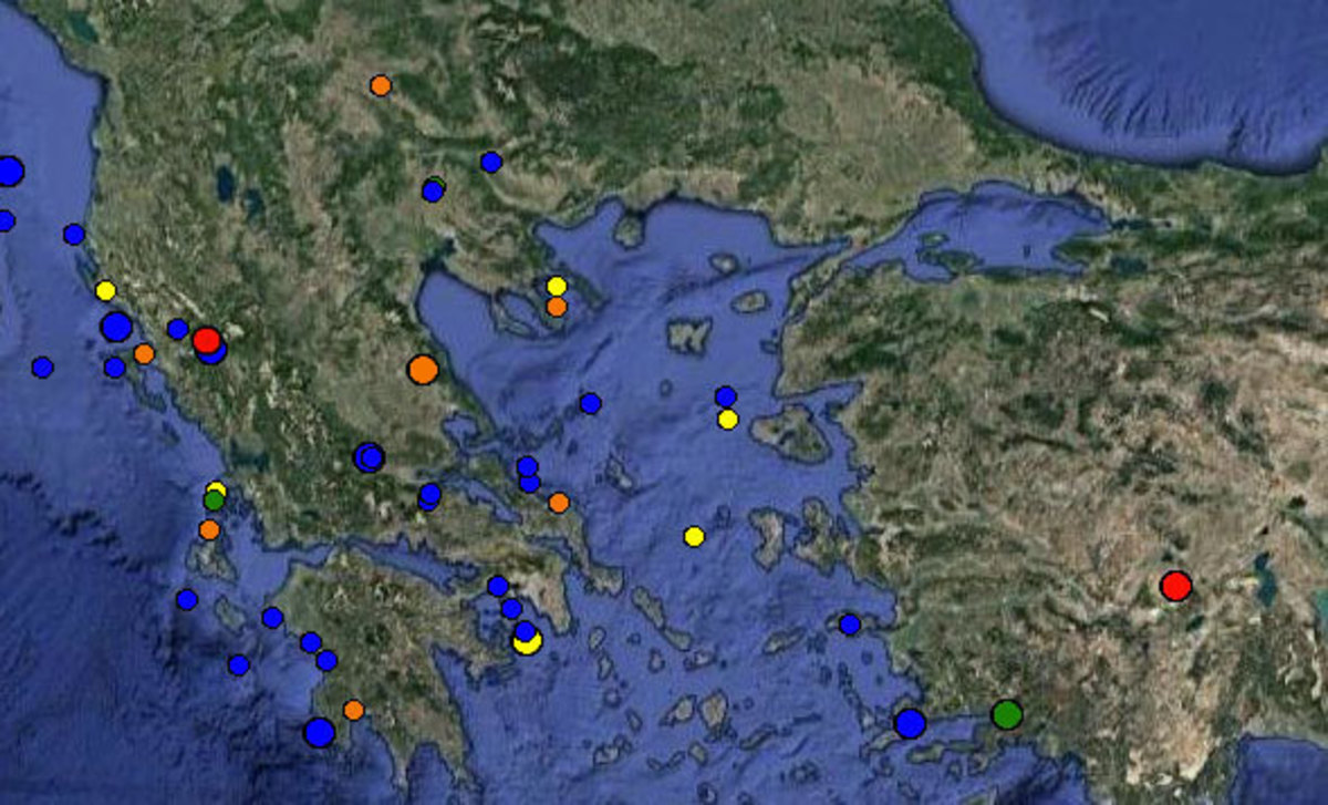 Σεισμός 3,5 Ρίχτερ στη Λάρισα