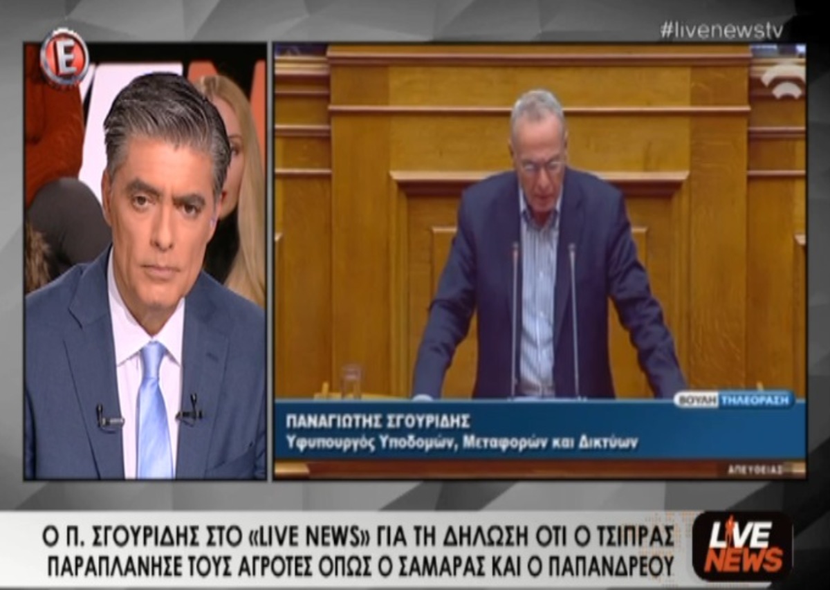 Παρέμβαση Σγουρίδη