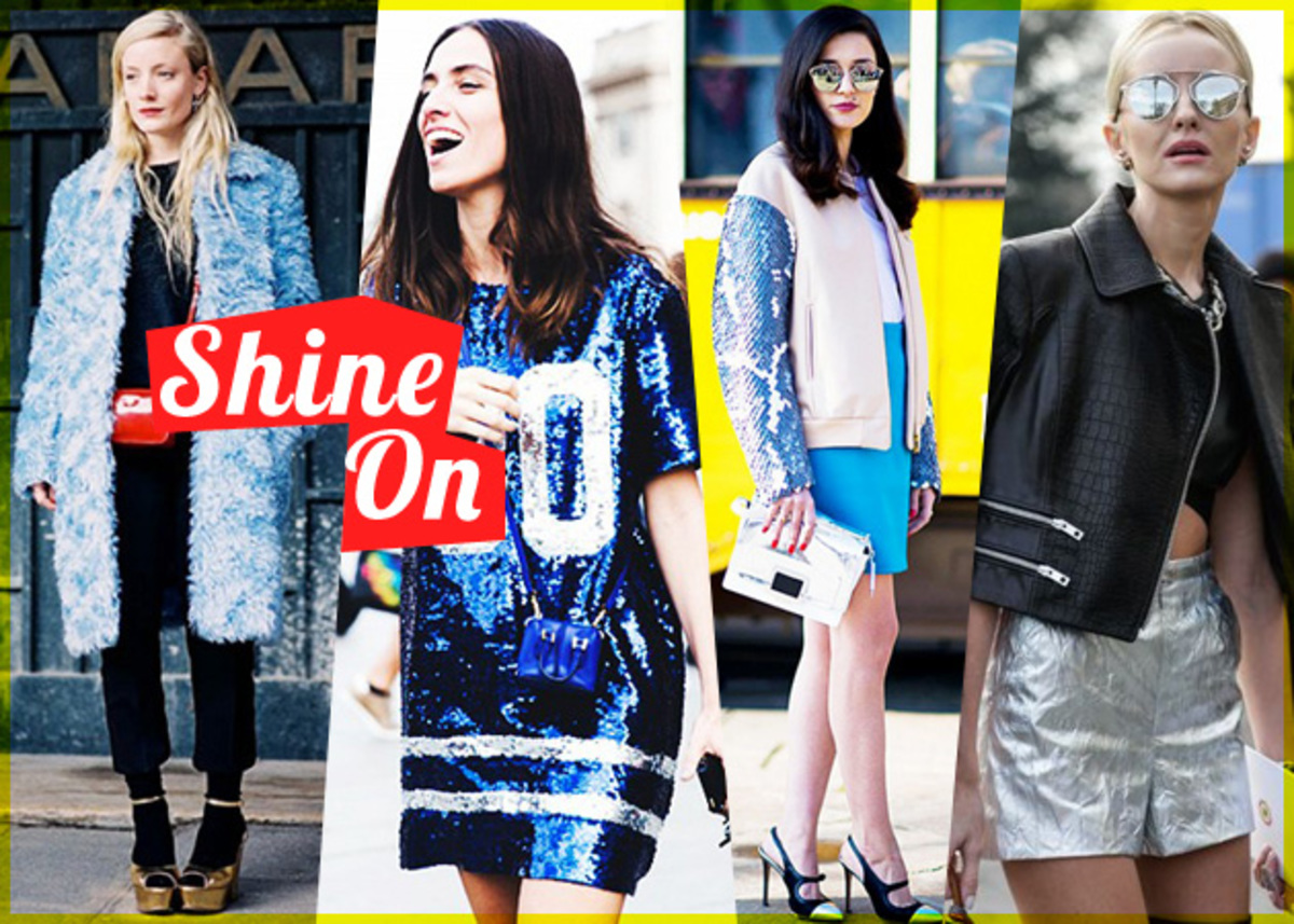 Πώς να βάλεις τα metallics στο γιορτινό σου ντύσιμο!