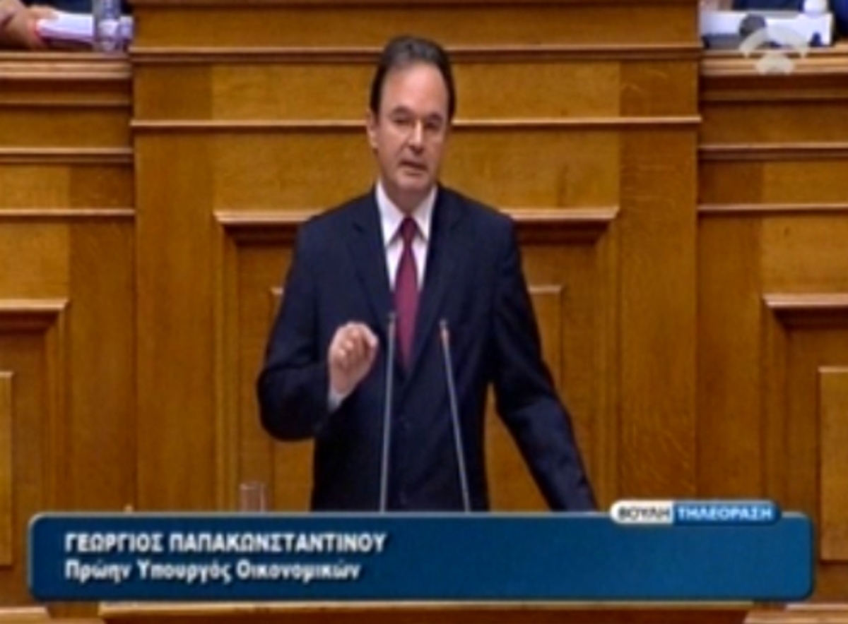 Η συγκίνηση Παπακωνσταντίνου