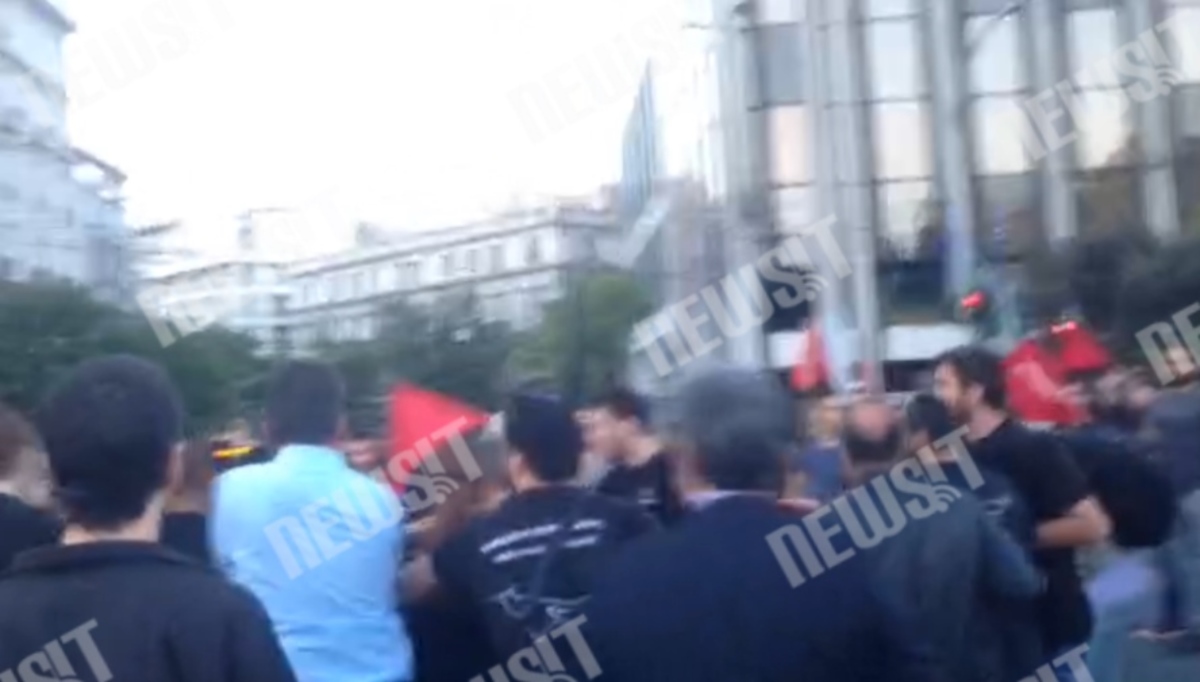 Συμπλοκές στην πορεία Ποντίων