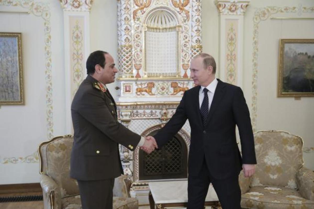Ο Πούτιν υποστηρίζει την υποψηφιότητα του Αλ Σίσι