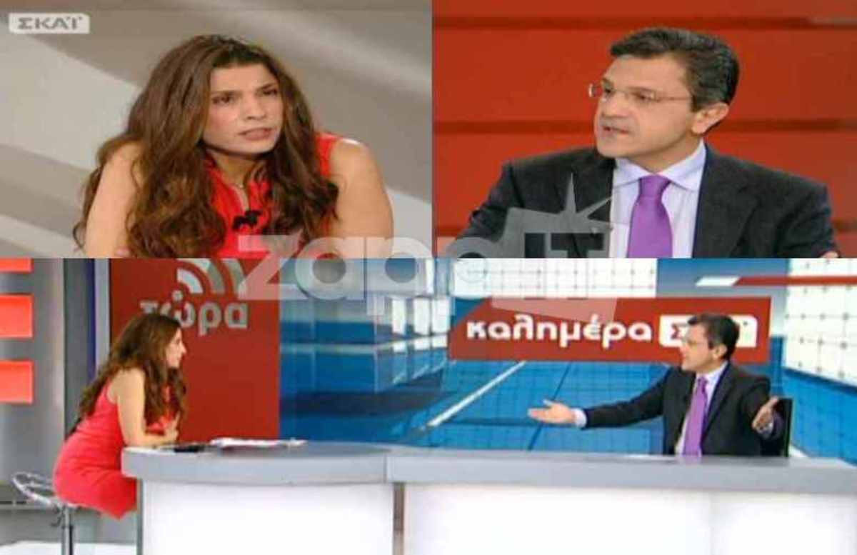 Η επίθεση του Αυτιά στη Μενεγάκη μέσα από την εκπομπή της Τσαπανίδου!