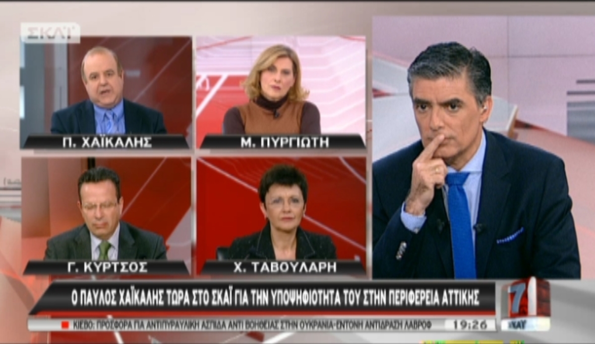 Ο Π.Χαϊκάλης στο ΣΚΑΪ