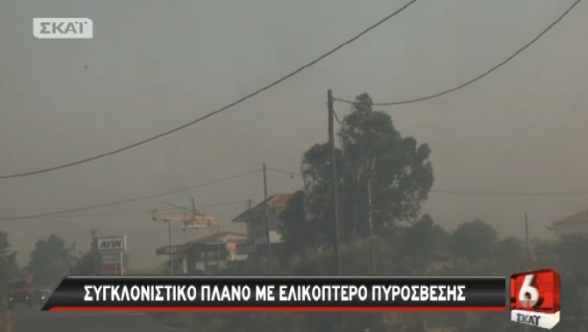 Λακωνία:Ελικόπτερο “μπλέκεται” σε δέντρο