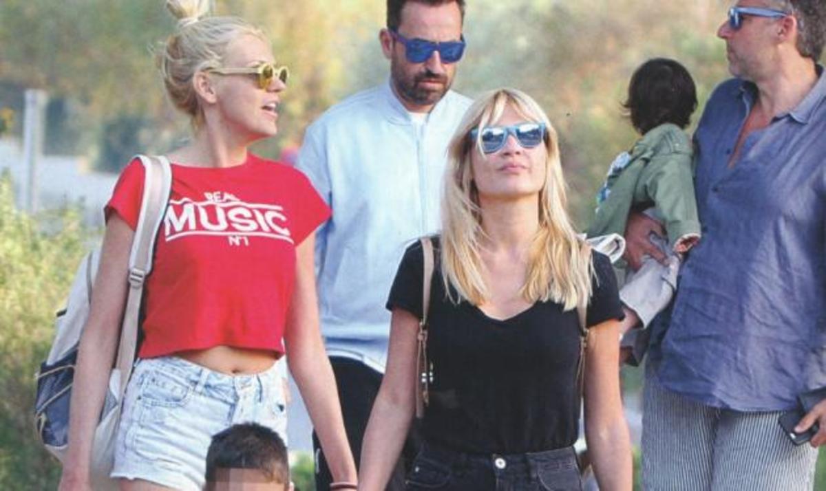 Φαίη Σκορδά – Γιώργος Λιάγκας: Στη Βουλιαγμένη με όλη την οικογένεια!