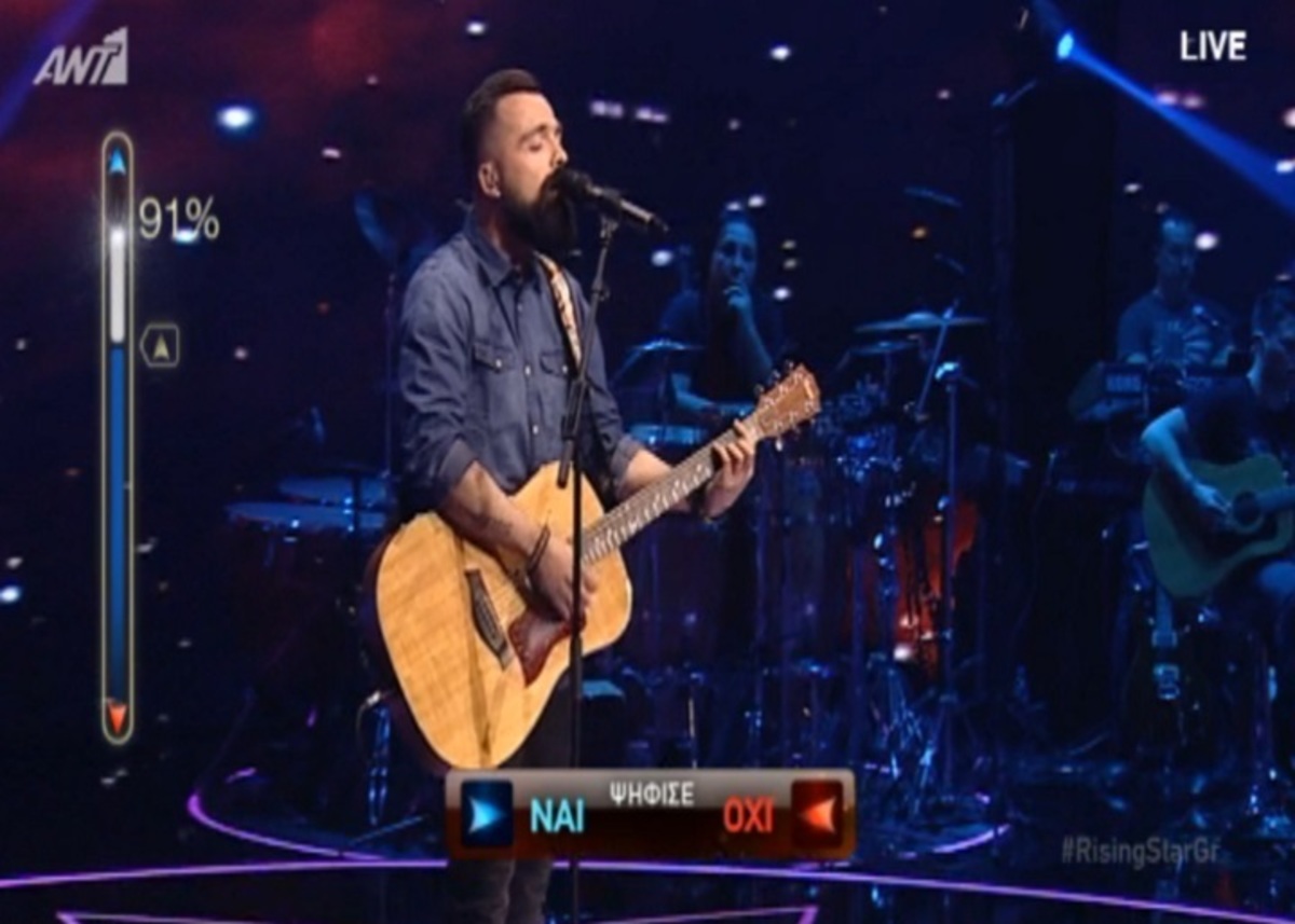 Rising Star: Τραγούδησε τον “Αύγουστο” και καθήλωσε τους πάντες!