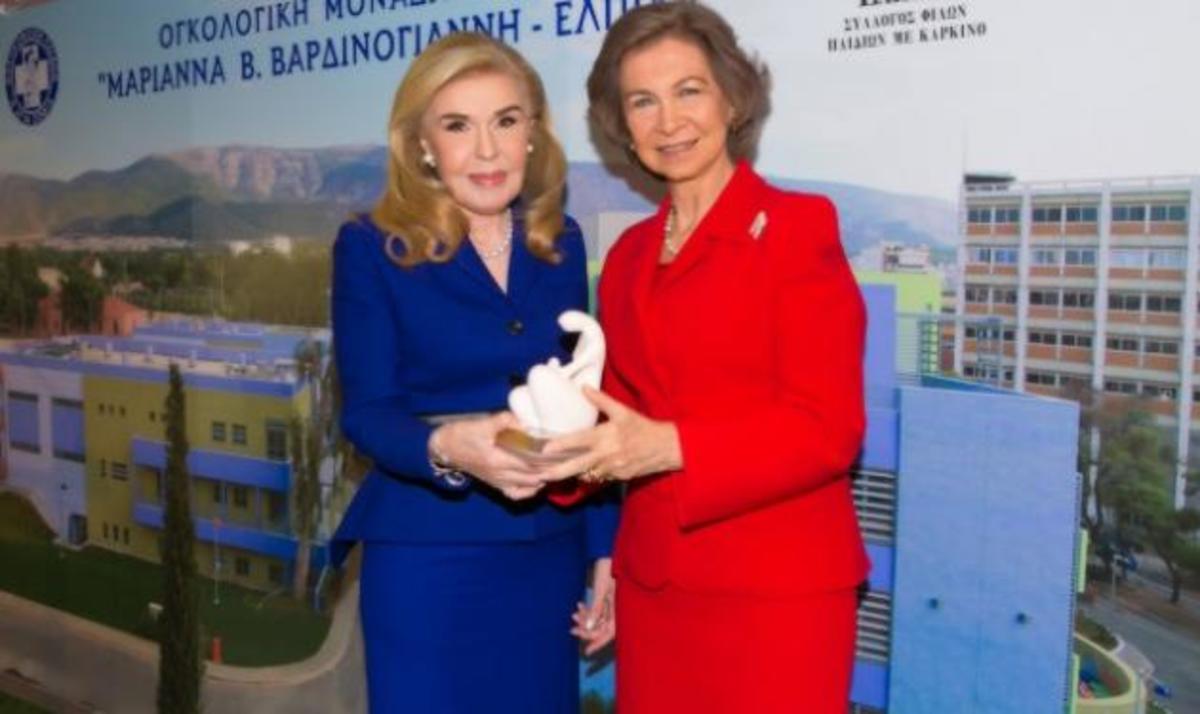 Βασίλισσα Σοφία – Μαριάννα Βαρδινογιάννη: Συναντήθηκαν για καλό σκοπό!