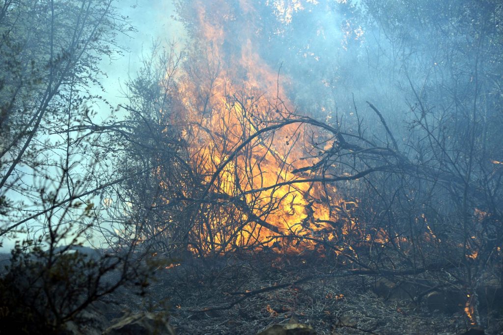 Υπο μερικό έλεγχο η πυρκαγιά στο Σοφικό Κορινθίας