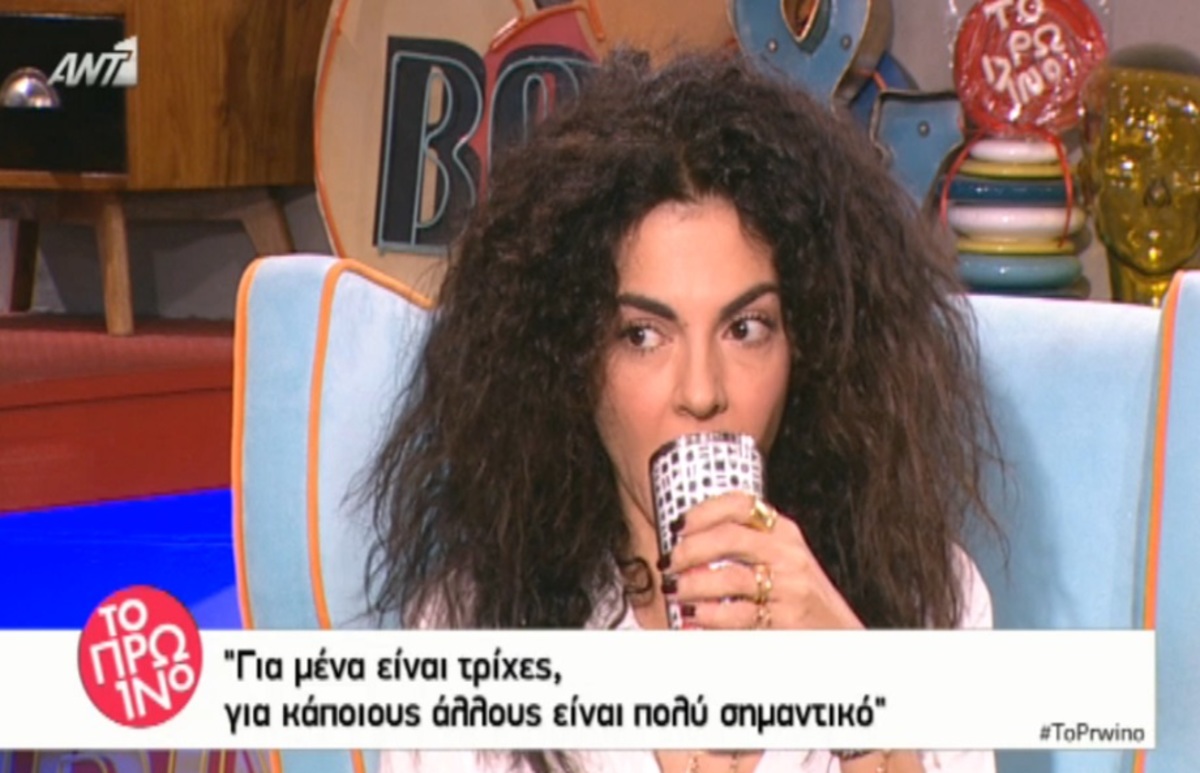 Οι απίθανες ερωτήσεις του Γιώργου Λιάγκα στην Μαρία Σολωμού για τα μαλλιά της!