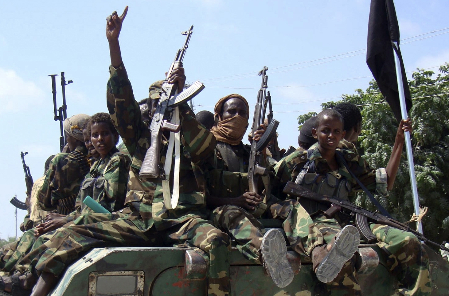 Σομαλοί αντάρτες. ΦΩΤΟ REUTERS