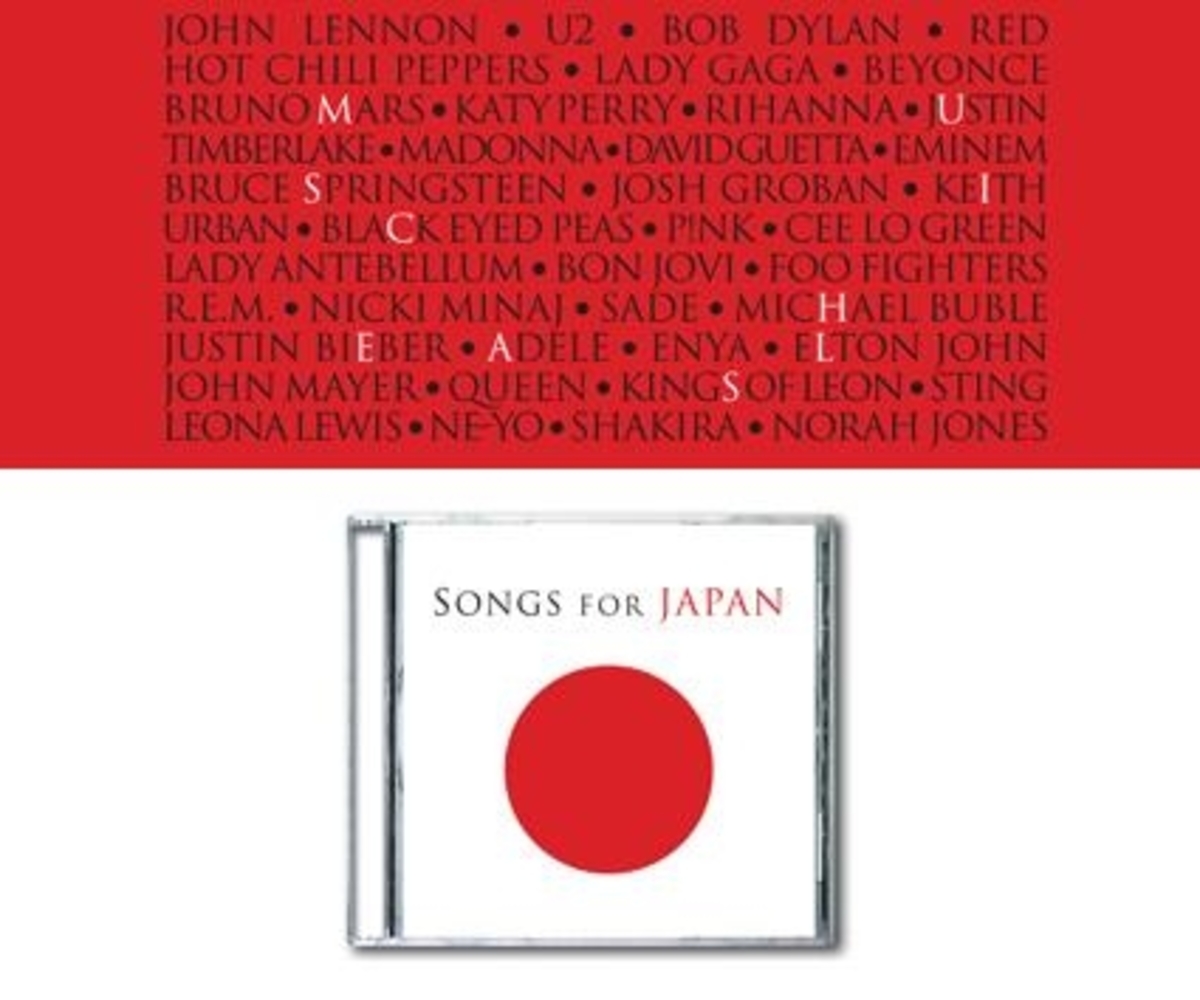 5 εκατομμύρια δολάρια οι πωλήσεις του αλμπουμ Songs for Japan
