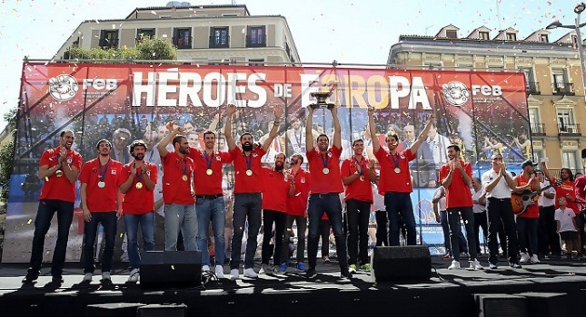 Eurobasket 2015: Αποθεώθηκαν στη Μαδρίτη οι πρωταθλητές Ευρώπης (VIDEO)