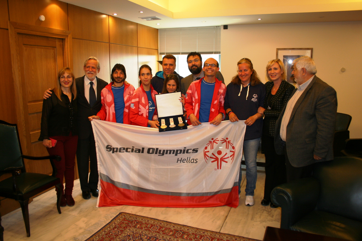 Συνάντηση Βασιλειάδη με πρωταθλητές των Special Olympics