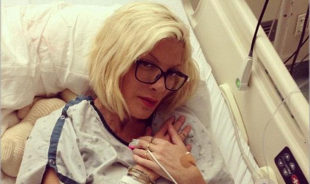 Tori Spelling: Η φωτογραφία μέσα από το δωμάτιο του νοσοκομείου!