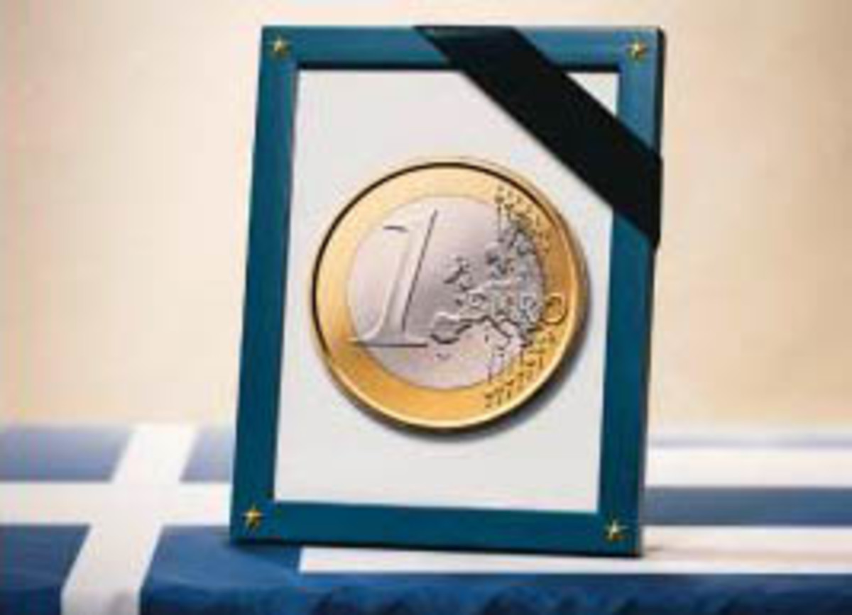 Το Spiegel κηδεύει το ευρώ – Φέρετρο με την ελληνική σημαία στο πρωτοσέλιδό του