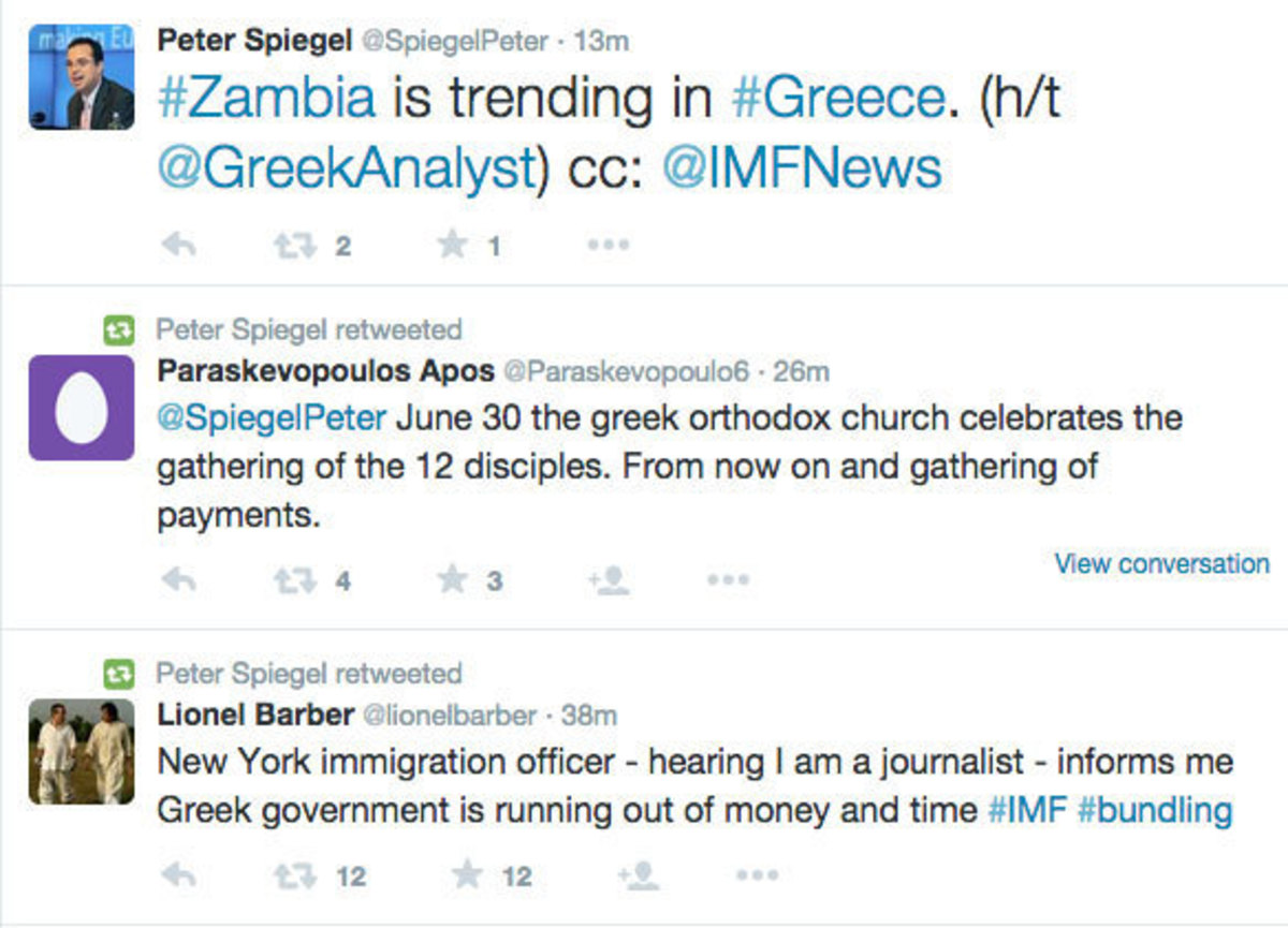 “Μας γλεντάει” ο Peter Spiegel στο twitter