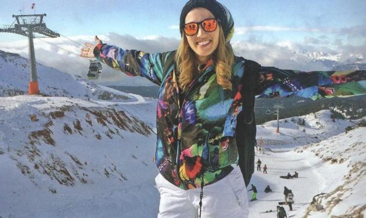 Δες την Κωνσταντίνα Σπυροπούλου να κάνει σκι στον Παρνασσό!