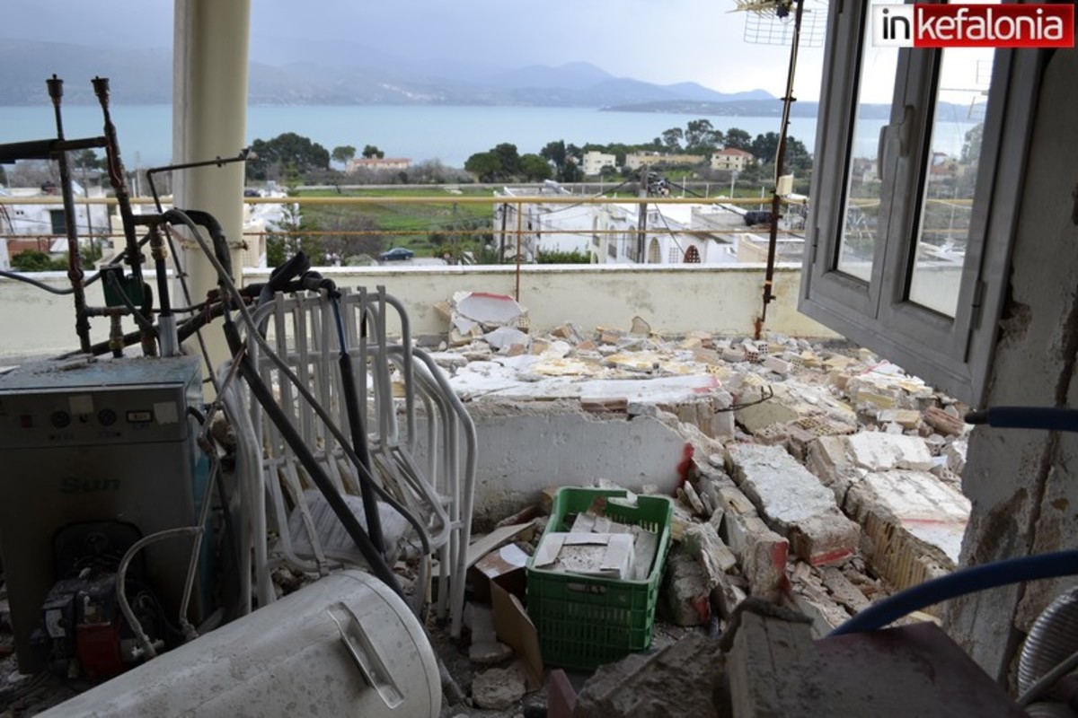 Νέες φωτογραφίες ντοκουμέντο από τις καταστροφές στην Κεφαλονιά – Αγριεύει ο καιρός στο νησί