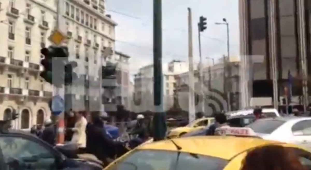 Κυκλοφοριακό χάος στην Αθήνα