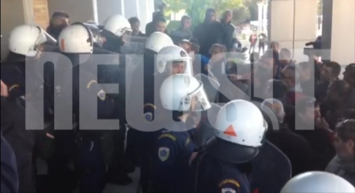 Άγριο ξύλο συνδικαλιστών -αστυνομικών