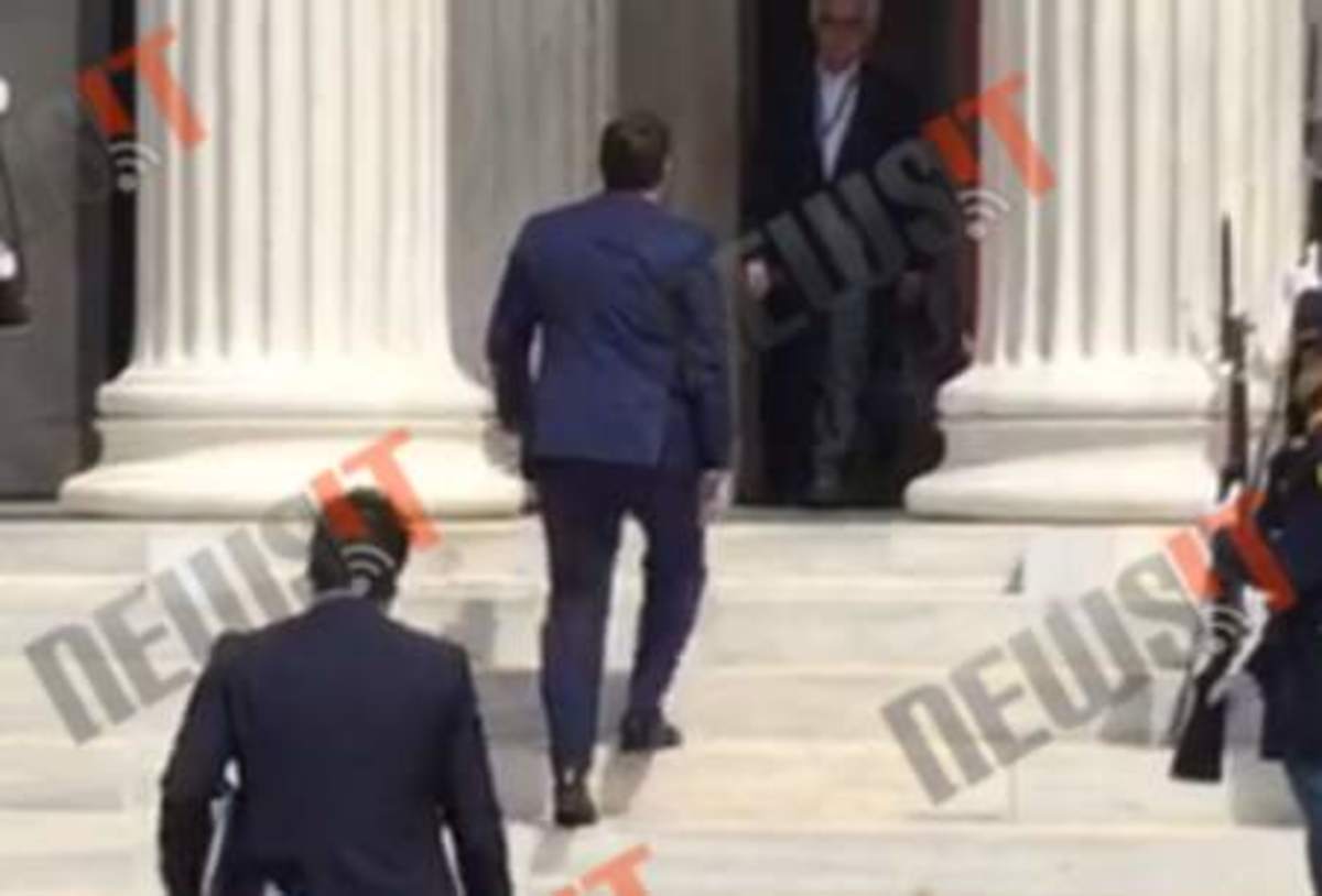 Άφιξη Τσίπρα στο Ζάππειο