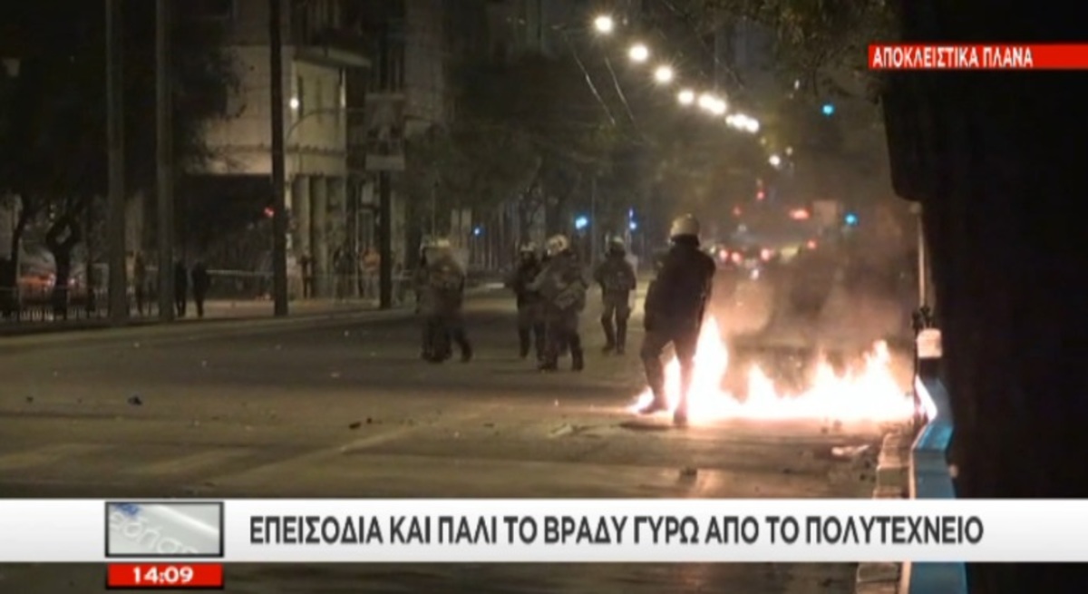 Νυχτερινά επεισόδια στα Εξάρχεια