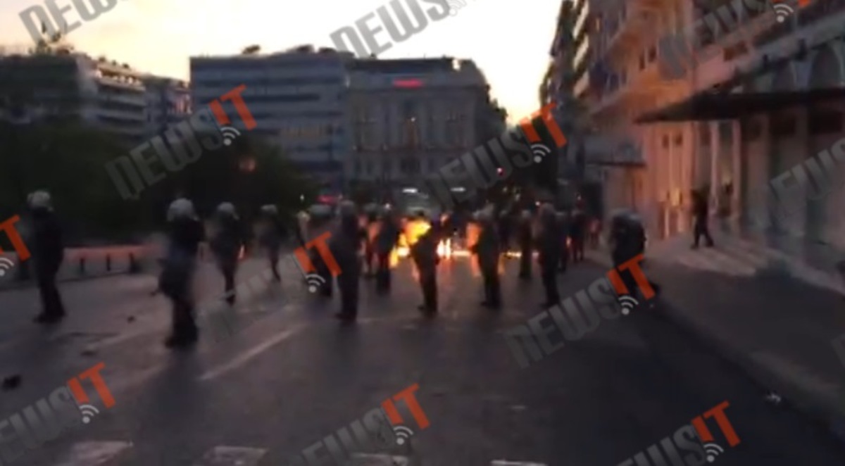 Τα επεισόδια στο Σύνταγμα