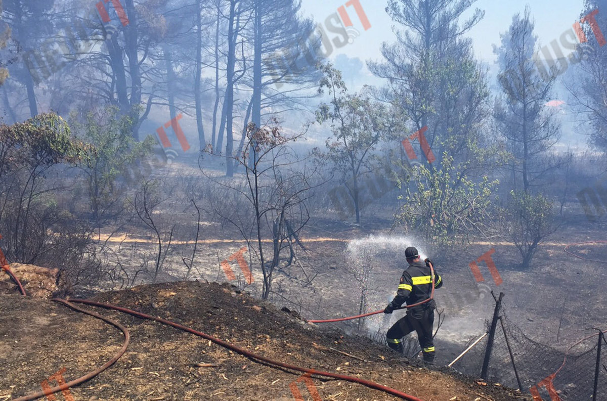 Οριοθέτησαν τη φωτιά στη Σταμάτα, δεν απειλούνται σπίτια – Φόβοι αναζωπύρωσης